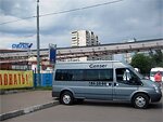 Бесплатный автобус Genser в пункт аренды автомобилей АрендаАвто-нвч на ул.Добролюбова