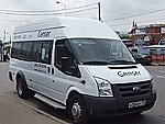 Бесплатный автобус Genser в пункт аренды автомобилей АрендаАвто-нвч на Новорязанском шоссе